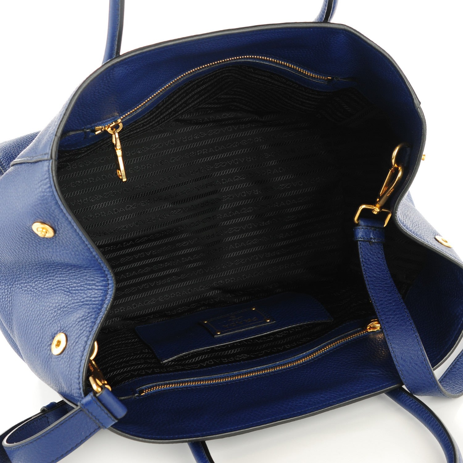 Prada Vitello Daino Tote Inchiostro 8 of 8