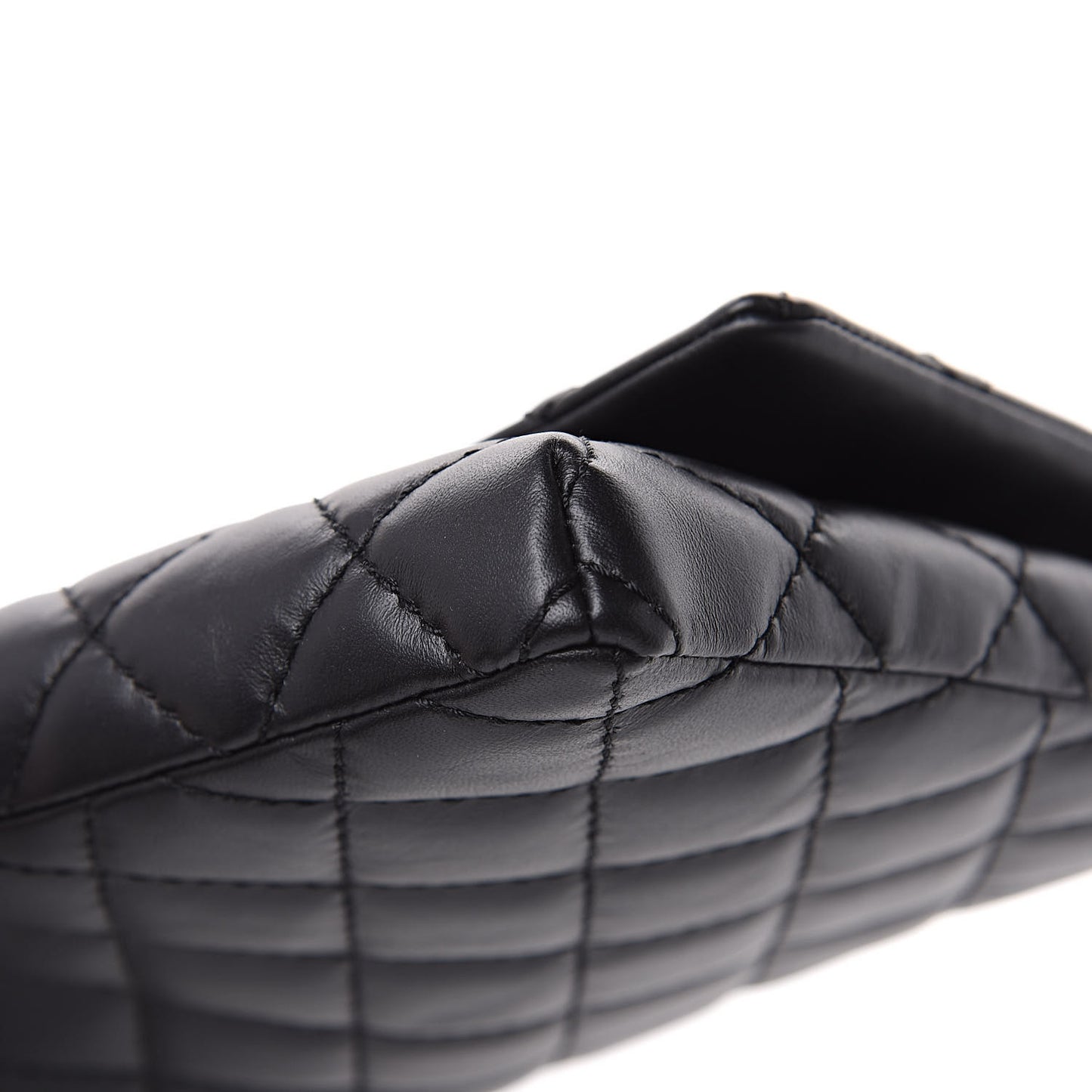 Aged Calfskin Quilted Reissue 2.55 Clutch Black