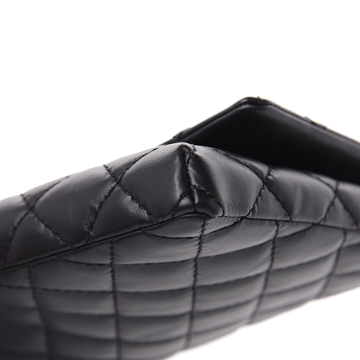 Chanel Aged Calfskin Quilted Reissue 2.55 Clutch Black 9 of 9