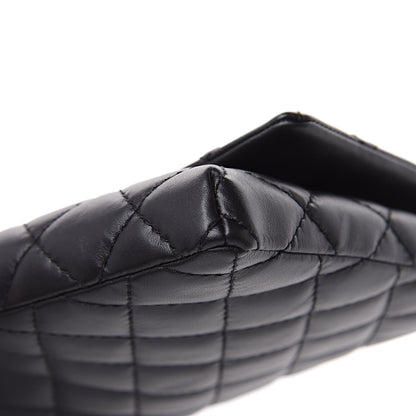 Chanel Aged Calfskin Quilted Reissue 2.55 Clutch Black 9 of 9