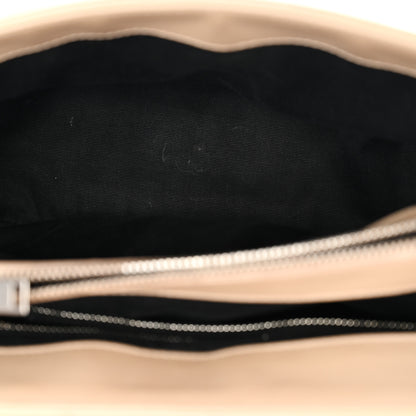 Saint Laurent Calfskin Y Quilted Monogram Medium Loulou Chain Satchel Nude Powder 6 of 15