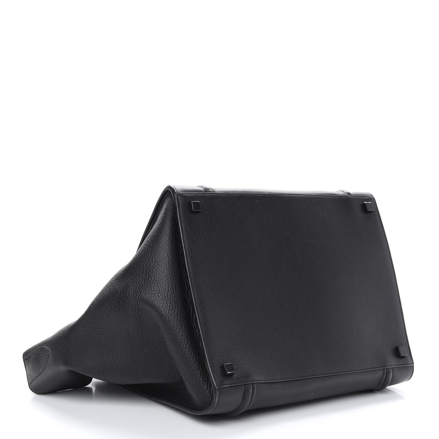 Supple Calfskin Medium Phantom Luggage Black
