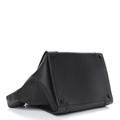 Celine Supple Calfskin Medium Phantom Luggage Black 4 of 11