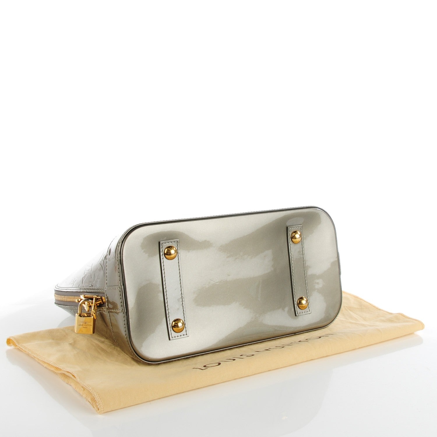 Louis Vuitton Vernis Alma PM Gris Art Deco 4 of 8