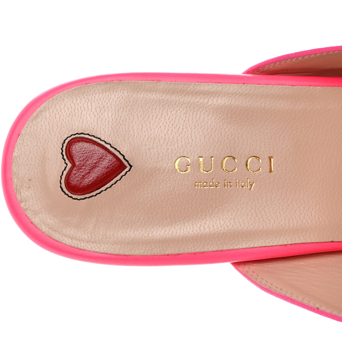 Calfskin Womens Princetown Slippers 40.5 Fuxia Fluo
