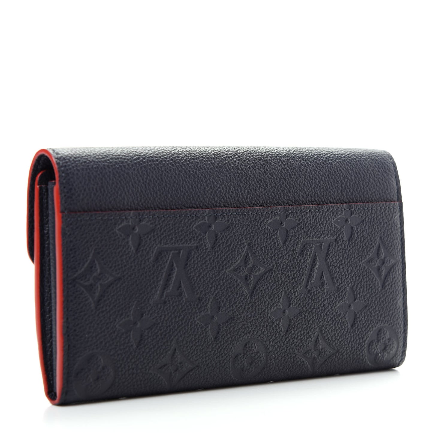 Empreinte Sarah Wallet NM Marine Rouge