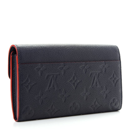 Louis Vuitton Empreinte Sarah Wallet NM Marine Rouge 3 of 7