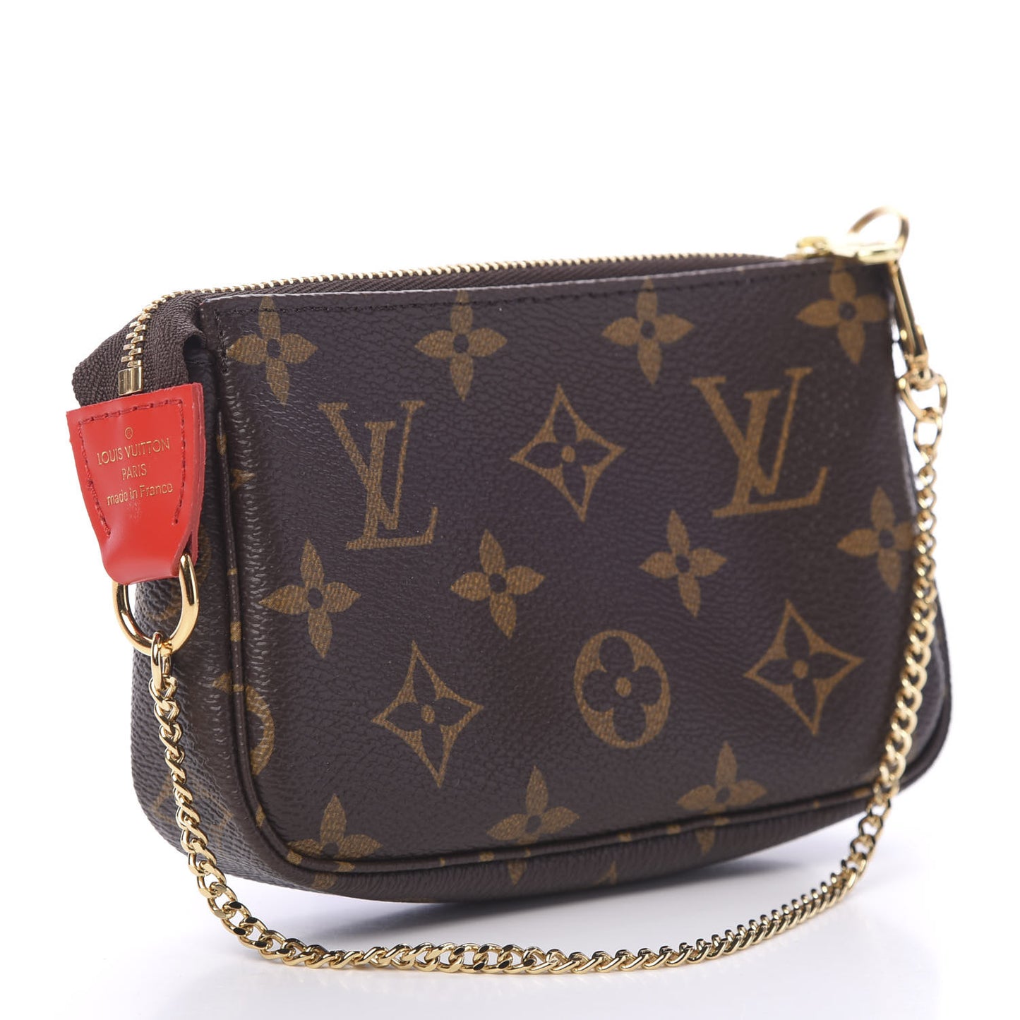 Monogram 2020 Christmas Animation Bumper Cars Mini Pochette Accessories Coquelicot