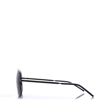 Saint Laurent Metal Aviator Classic 11 Folk Sunglasses Black 3 of 8