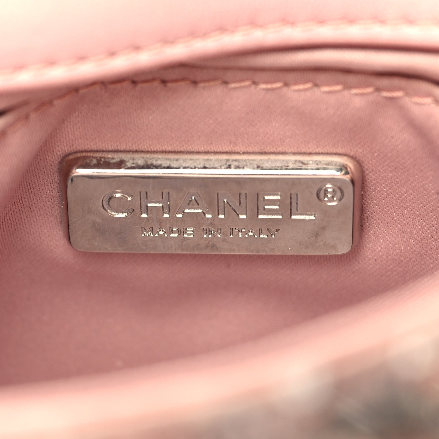 Chanel Sequin Mini Flap Light Pink Silver 6 of 10