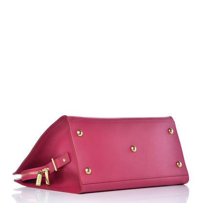 Saint Laurent Calfskin Medium Classic Y Cabas Fuchsia 4 of 8