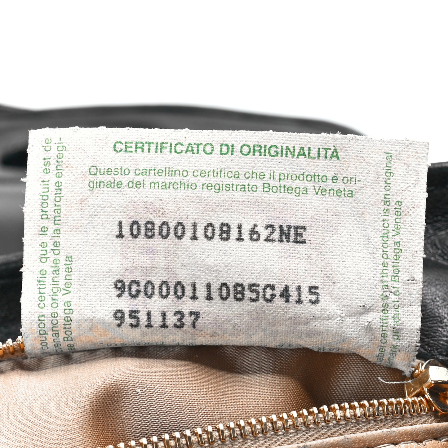 Nappa Intrecciato Small Backpack Black
