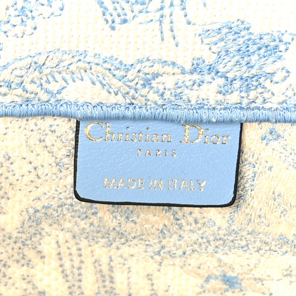 Christian Dior Canvas Embroidered Medium Dioriviera Toile De Jouy Book Tote Light Blue 6 of 10