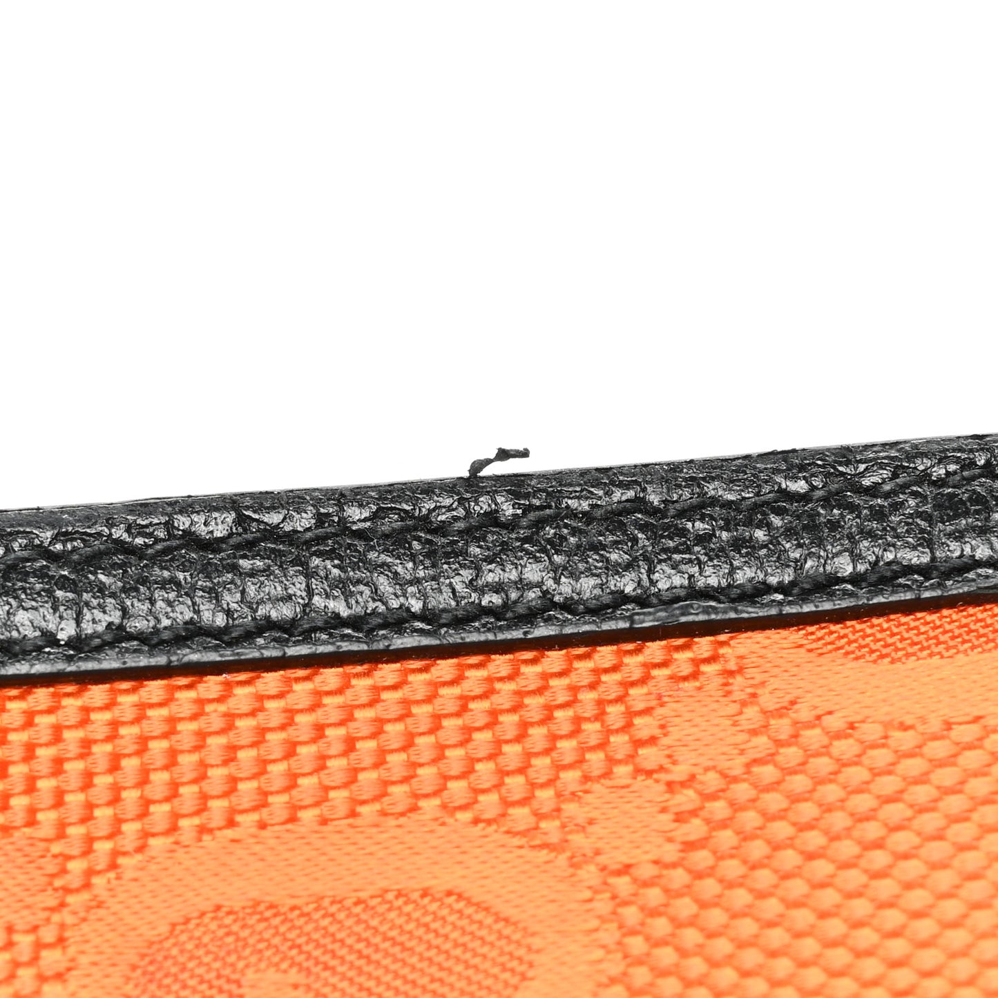 Econyl Nylon Monogram Off The Grid Crossbody Bag Carrot Orange Black
