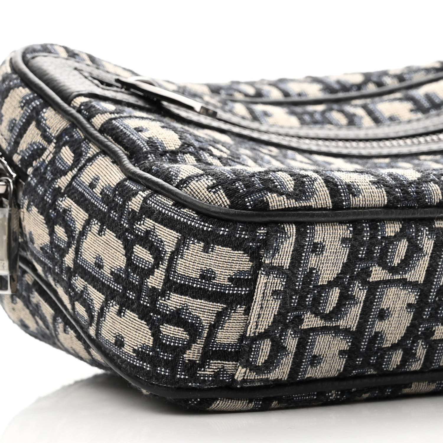 Christian Dior Oblique Belt Bag Blue 9 of 10
