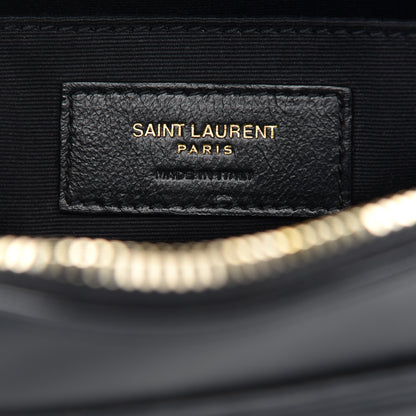Saint Laurent Calfskin Matelasse Monogram Lou Camera Bag Black 6 of 9
