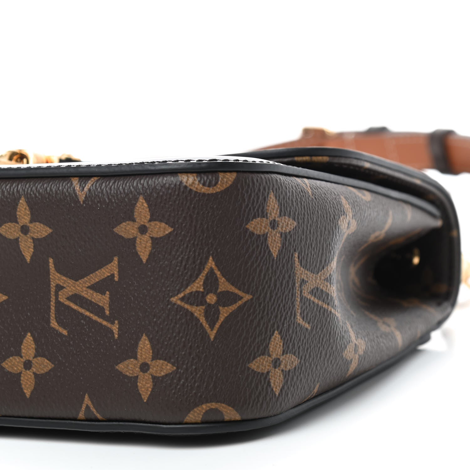 Louis Vuitton Patent Calfskin Monogram Cherrywood BB Black 7 of 9