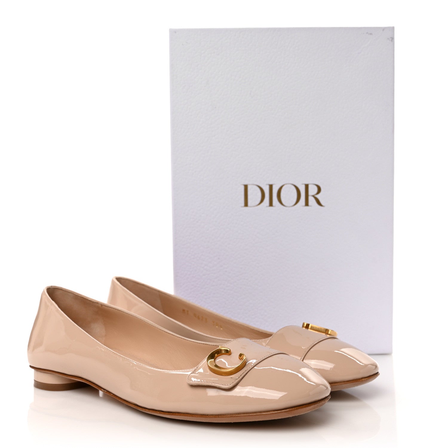 Christian Dior Patent Calfskin C'est Dior Ballet Flats 38.5 Chair 9 of 10