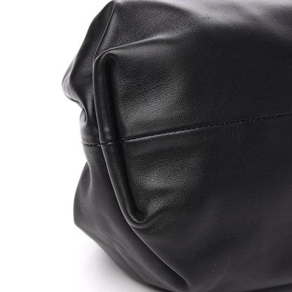 Bottega Veneta Smooth Butter Calf The Pouch Oversized Clutch Black 8 of 9