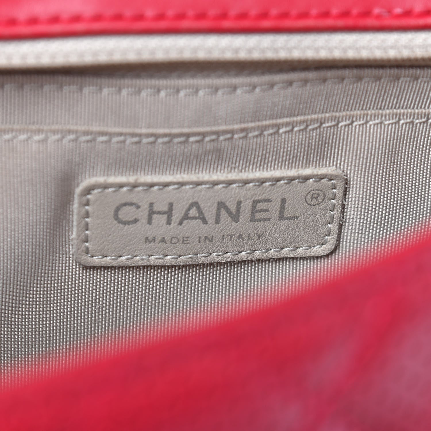Chanel Lambskin Perforated Medium Double Flap Dark Pink 6 of 10
