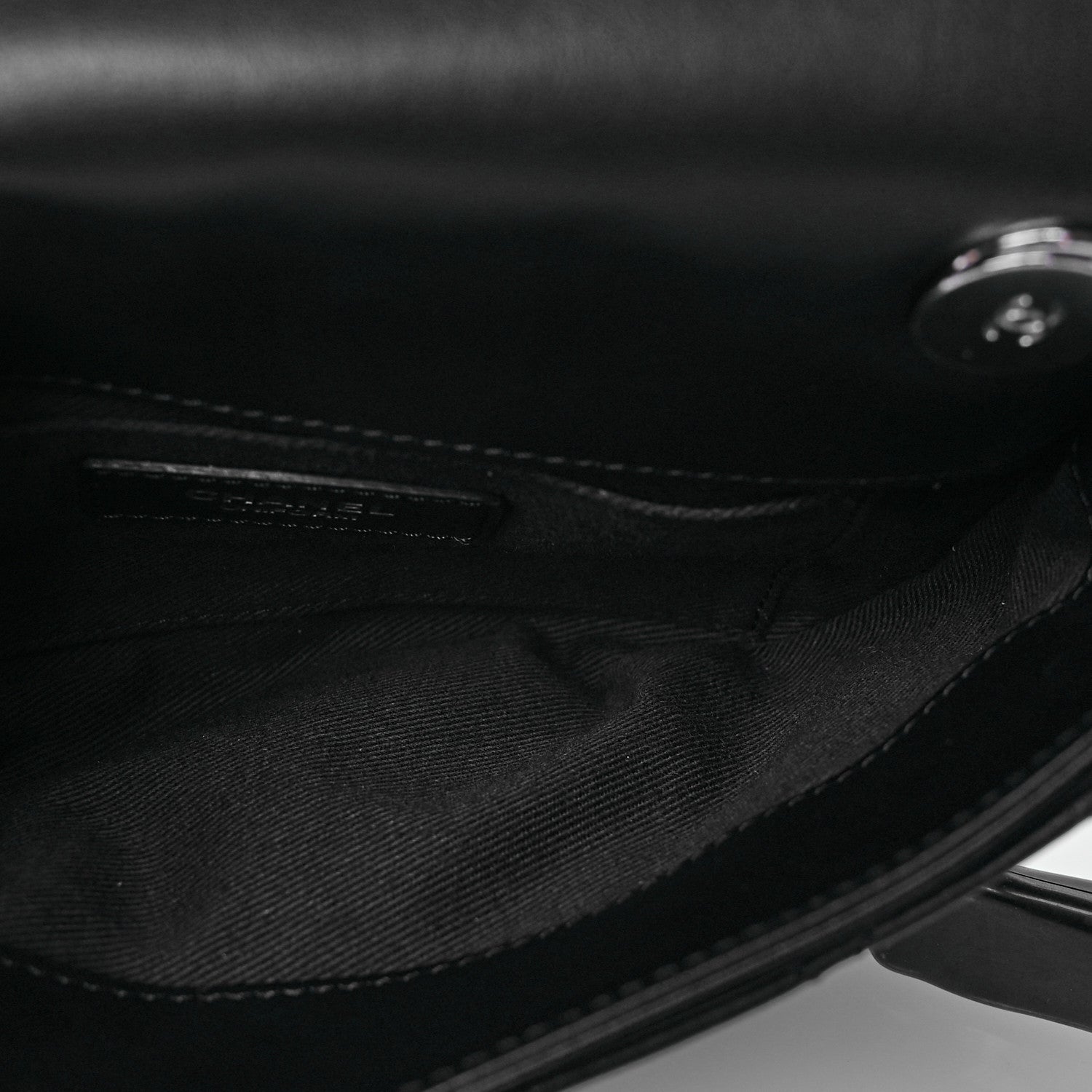 Chanel Calfskin Quilted CC Uniform Flap Belt Bag Black 5 of 10