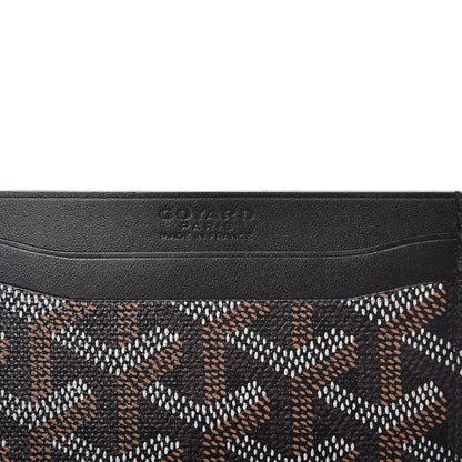 Goyard Goyardine Saint Sulpice Card Holder Black 6 of 7