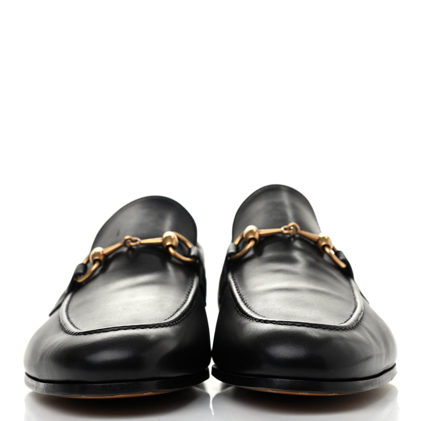 Calfskin Horsebit Mens Jordaan Loafers 7 Black
