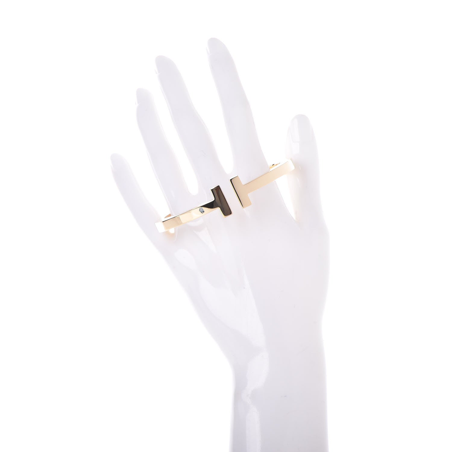 Tiffany 18K Yellow Gold T Square Bracelet 2 of 4
