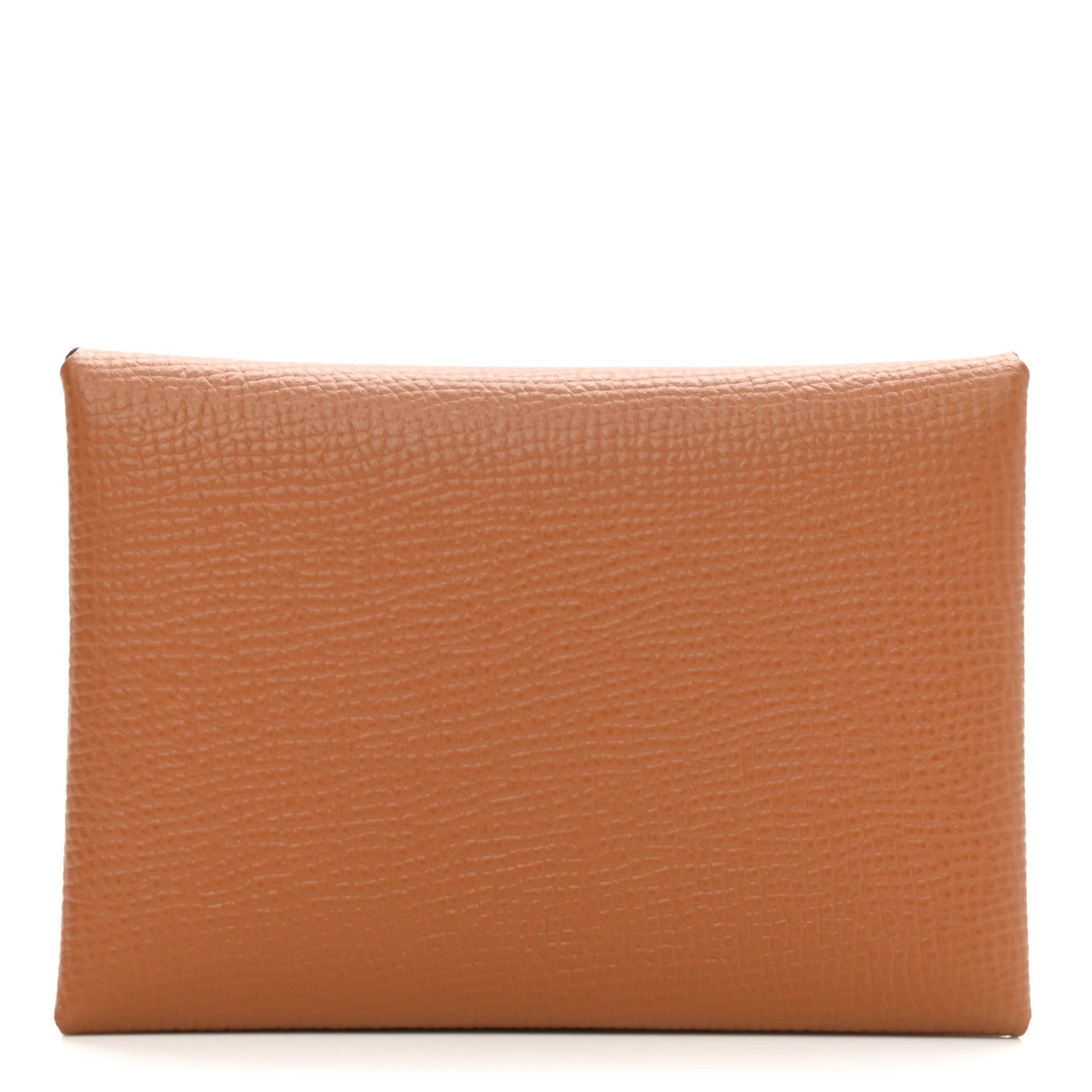 Hermes Epsom Calvi Duo Card Case Gold 1 of 7