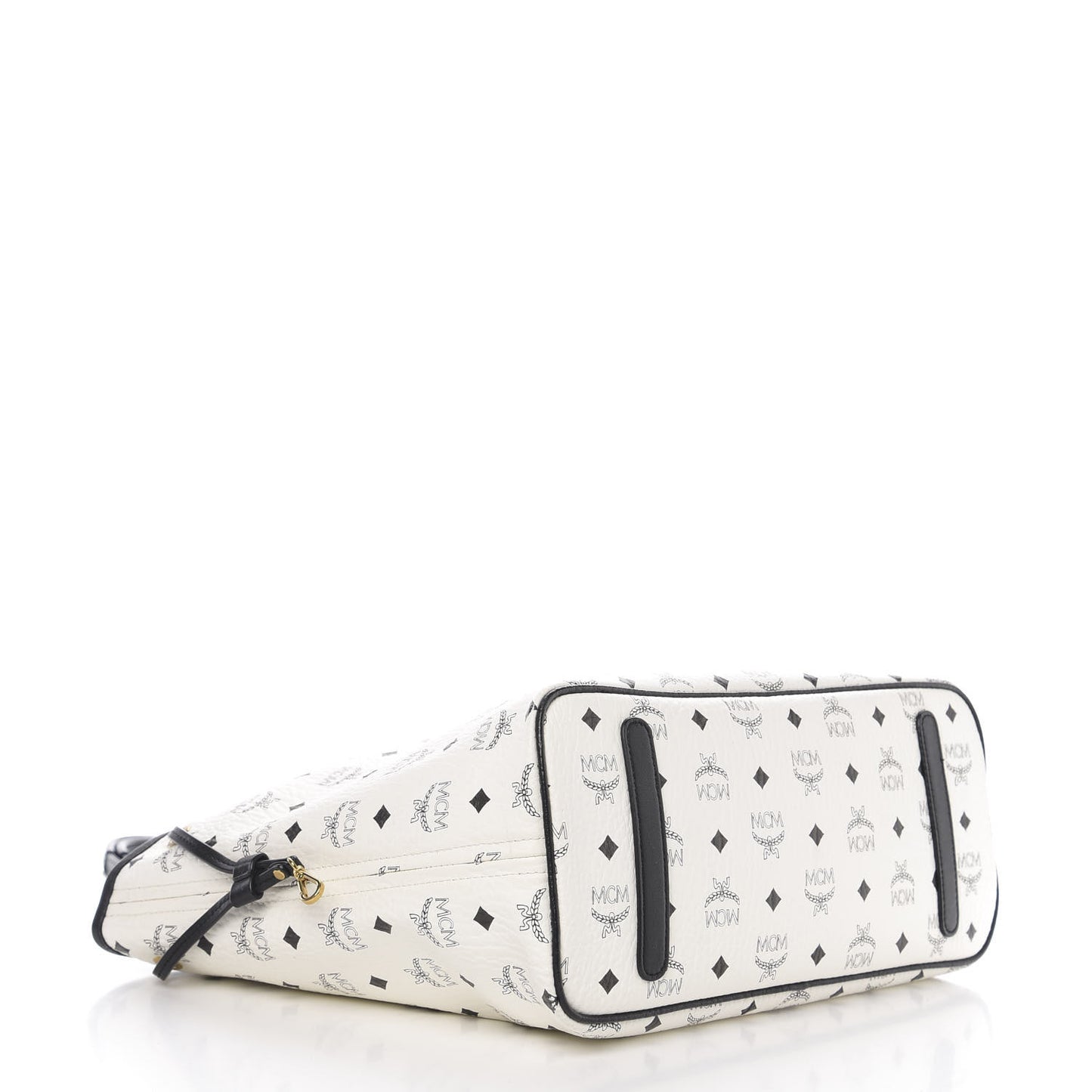 Visetos Medium Project Reversible Shopper Tote White