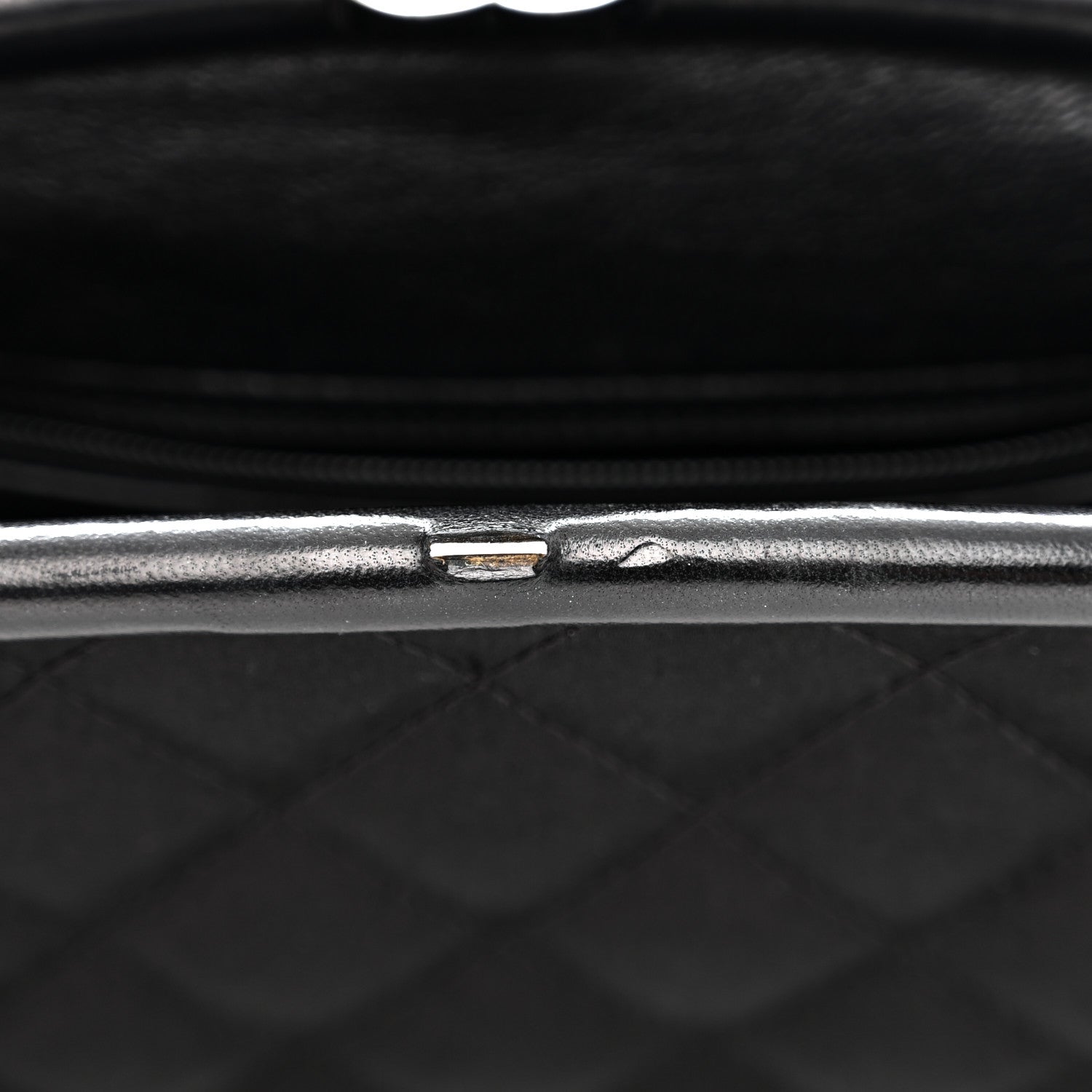 Chanel Satin Quilted Timeless Clutch Black 10 of 13