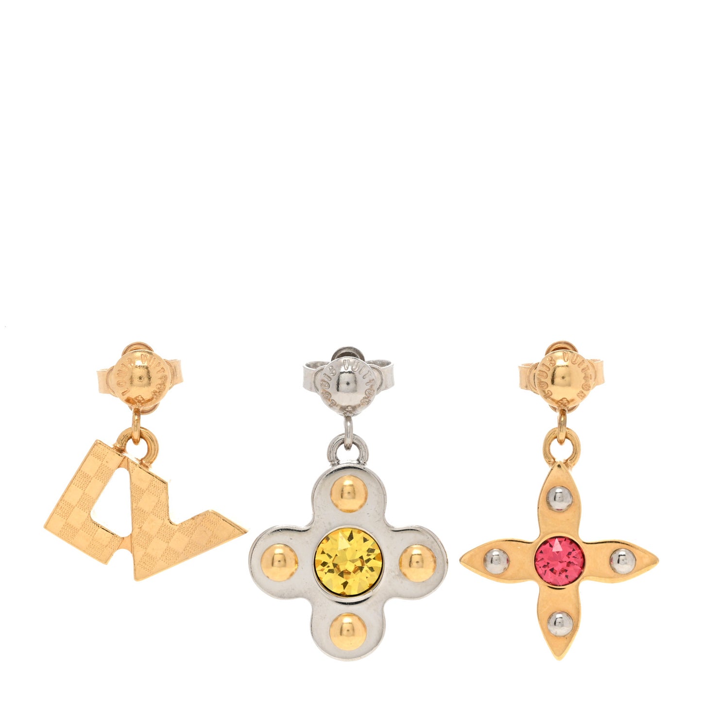 Swarovski Crystal Love Letters Earrings GM Set of