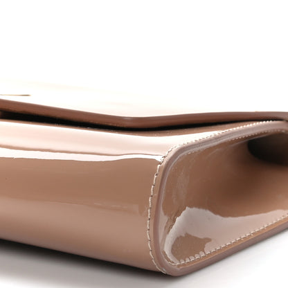 Christian Louboutin Patent Vero Dodat Clutch Nude 8 of 8
