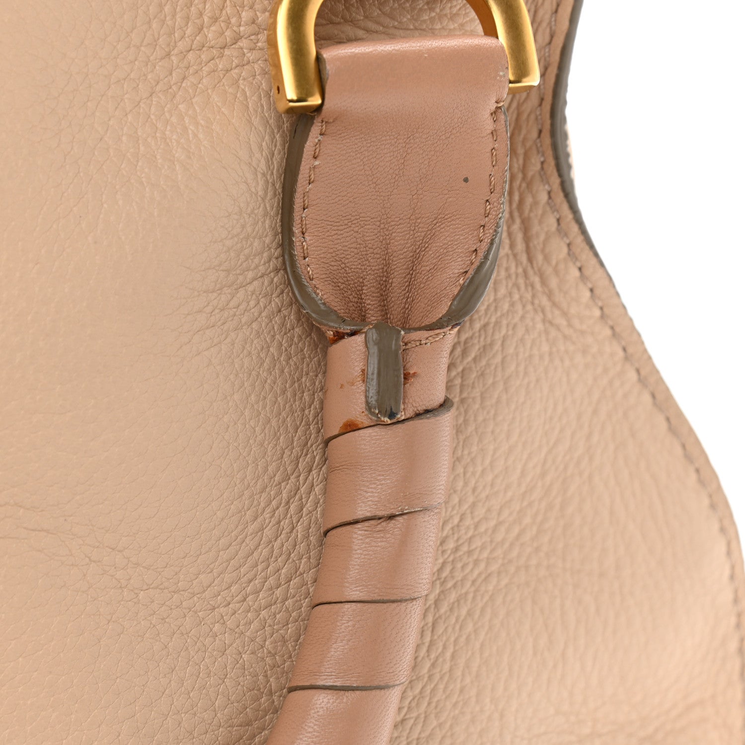 Chloe Calfskin Medium Marcie Satchel Beige 17 of 18