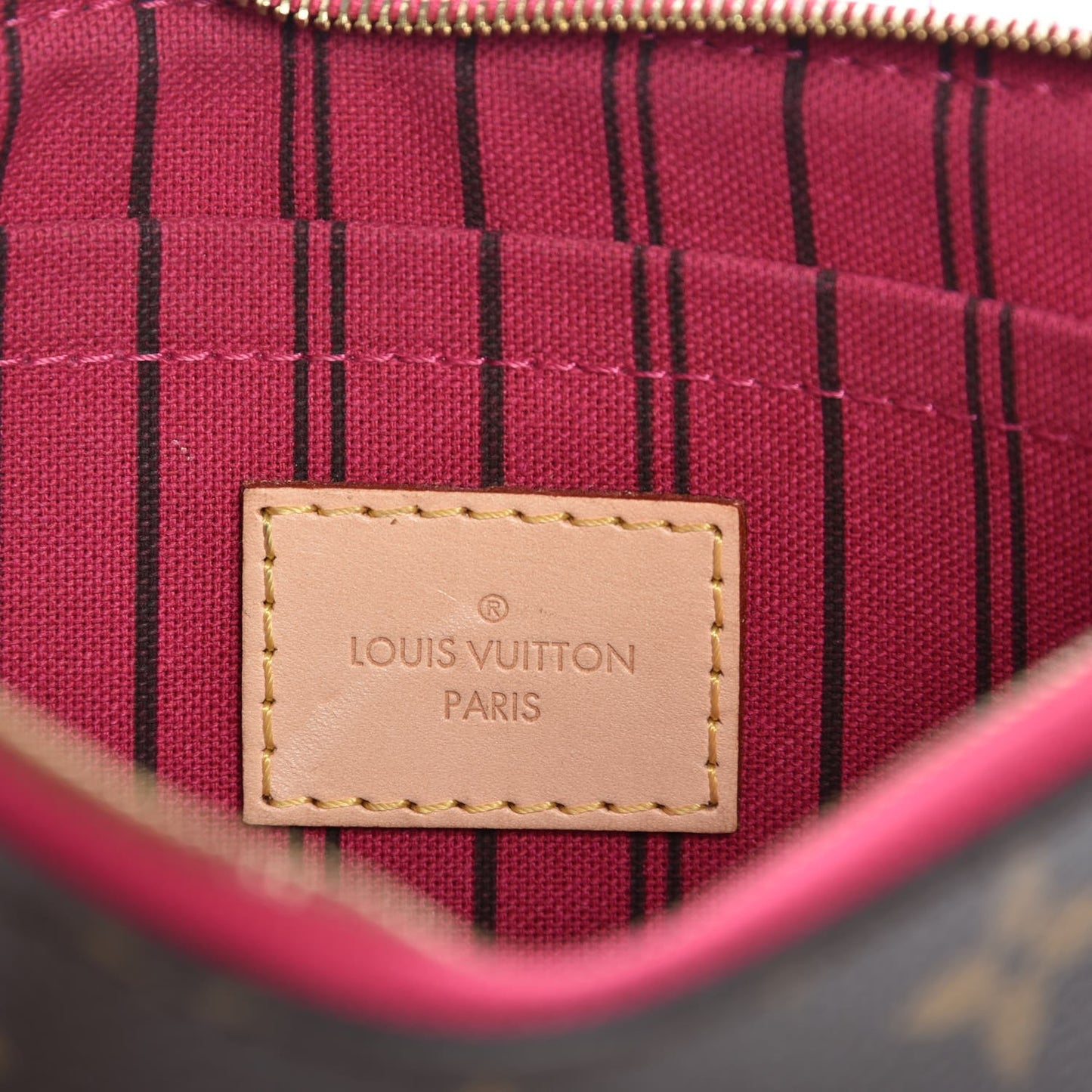 Monogram Neverfull MM GM Pochette Pivoine