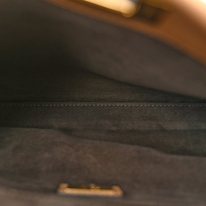 Fendi Vitello Seta Medium Peekaboo Iconic Satchel Cuoio 6 of 13