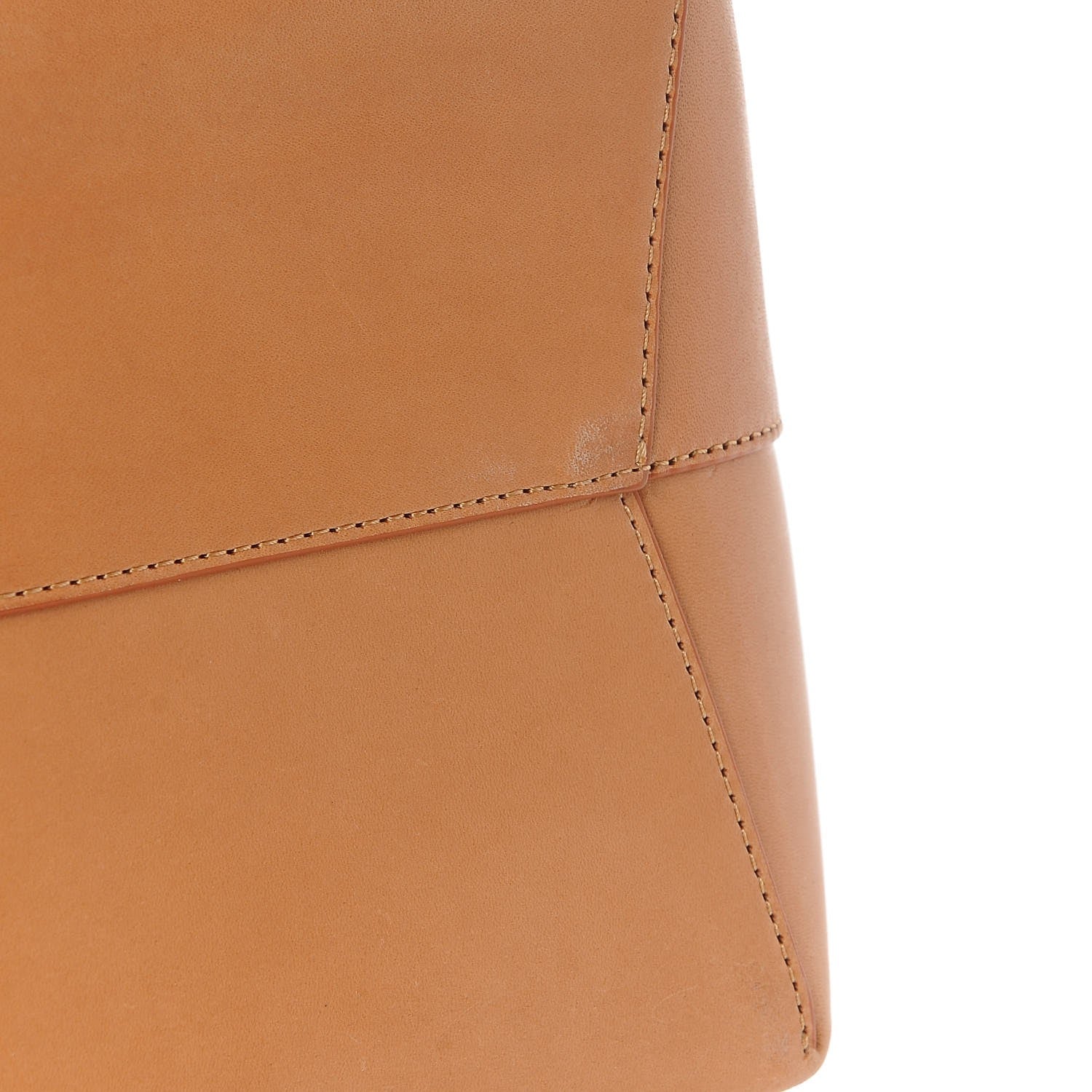Mansur Gavriel Vegetable Tanned Calfskin Small Shopping Bag Camello Rosa 16 of 17