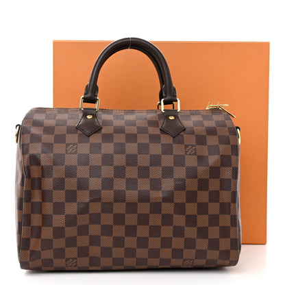 Louis Vuitton Damier Ebene Speedy Bandouliere 30 11 of 11