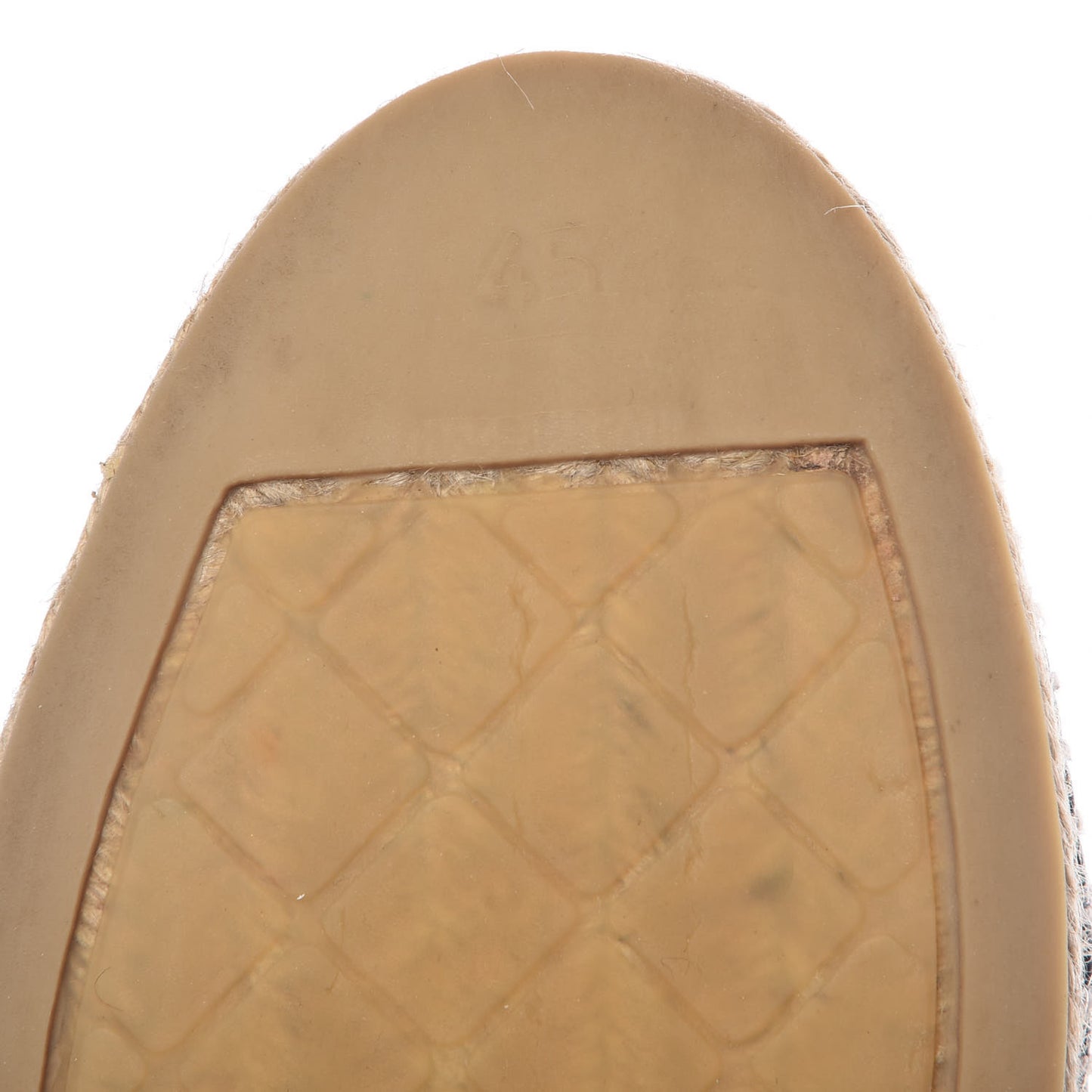 Lambskin CC Mens Espadrilles 45 Black