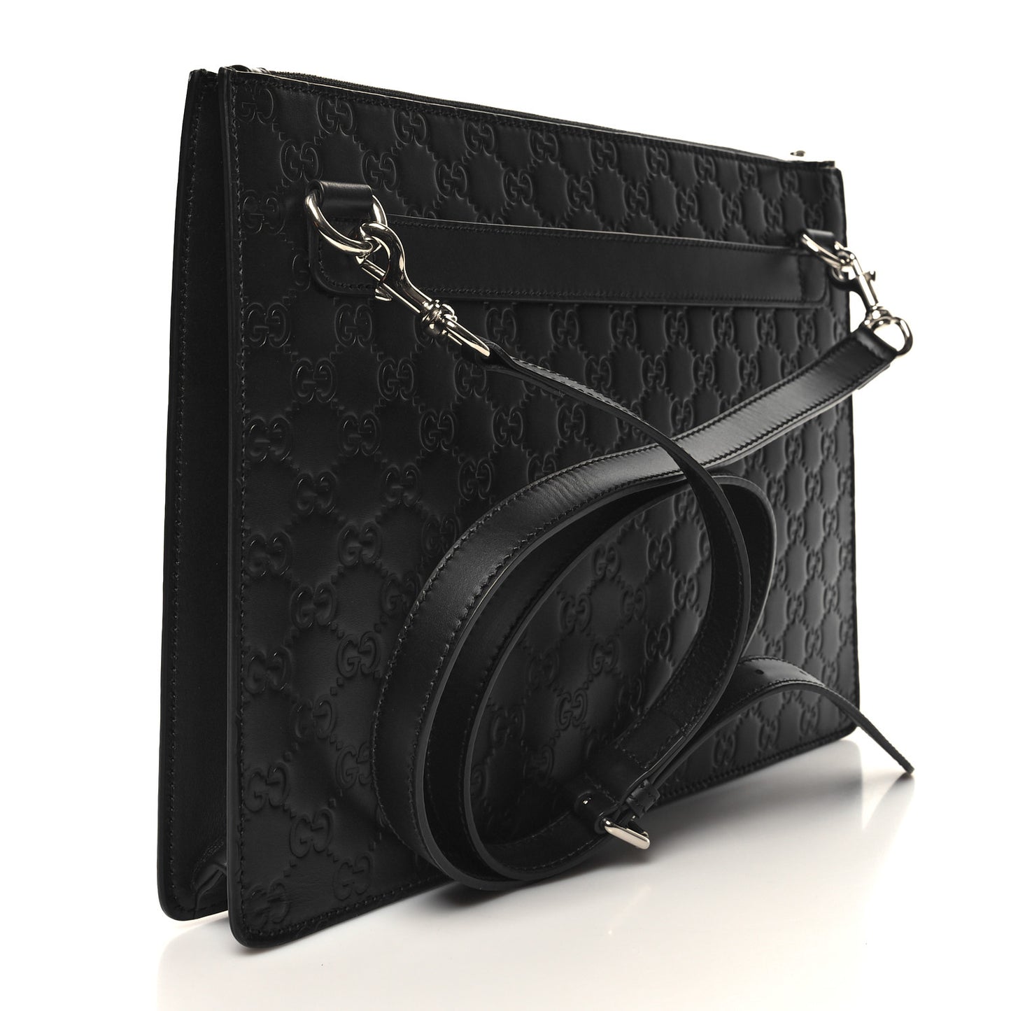 Guccissima Signature Messenger Bag Black