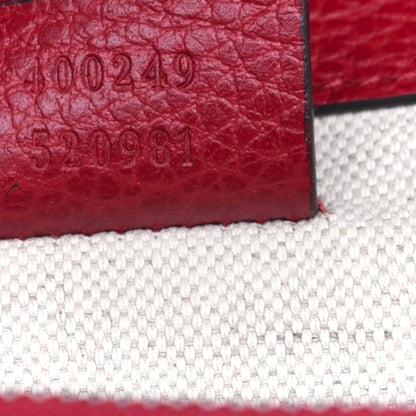 Gucci Dollar Calfskin Swarovski Crystal Small Dionysus Shoulder Bag Hibiscus Red 7 of 9