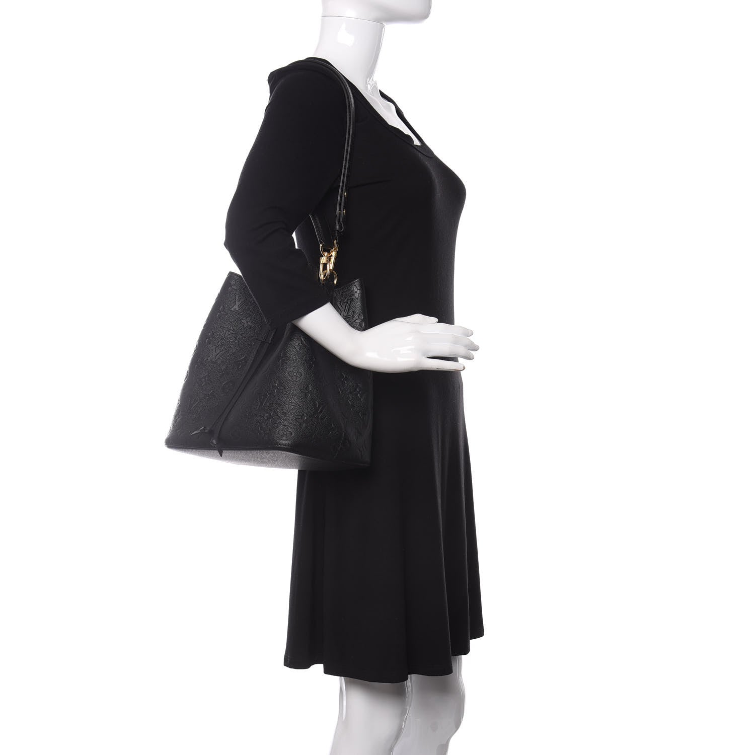 Louis Vuitton Empreinte Neonoe MM Black 2 of 10