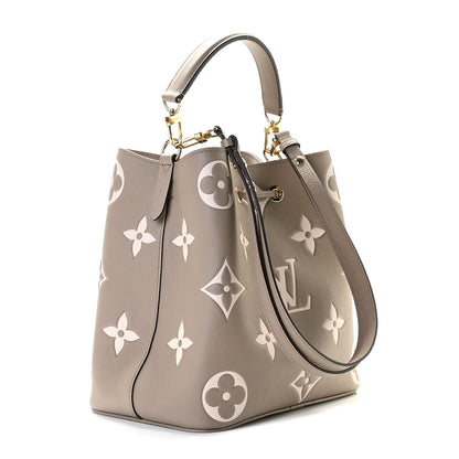 Louis Vuitton Empreinte Monogram Giant Neonoe MM Tourterelle Creme 4 of 10