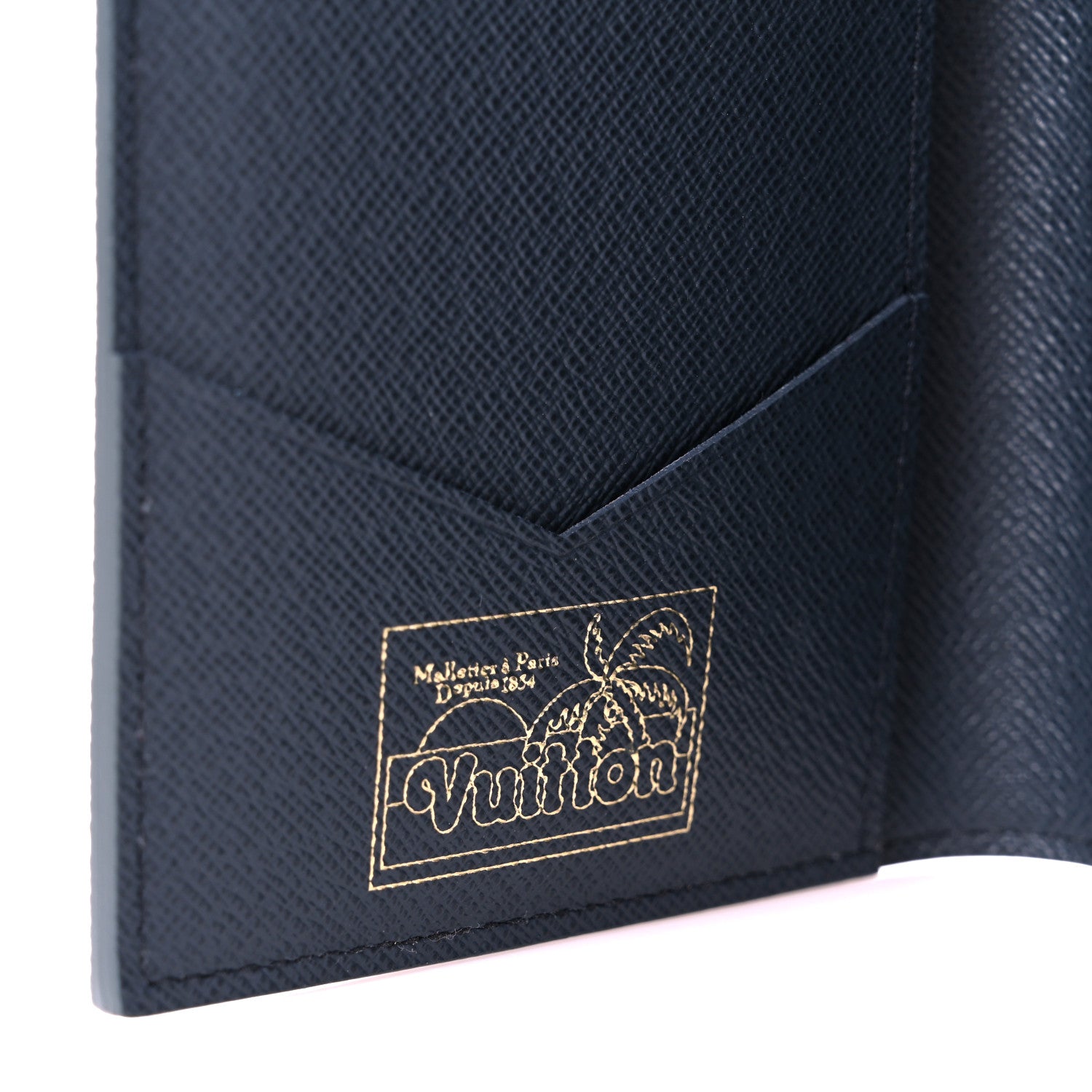 Louis Vuitton Monogram Surfin' Passport Cover Navy Blue 6 of 9