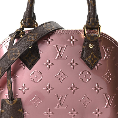 Louis Vuitton Vernis Monogram Alma BB Rose Pale Metallise 7 of 9