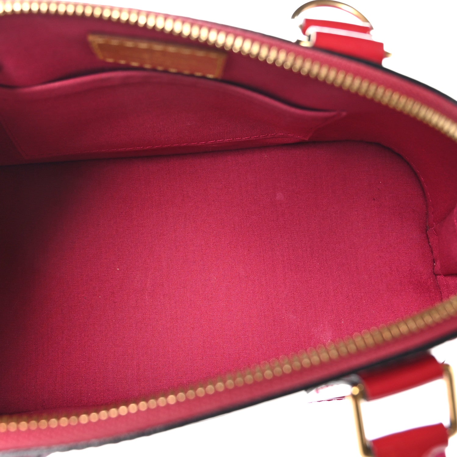 Louis Vuitton Vernis Alma BB Cherry 5 of 9