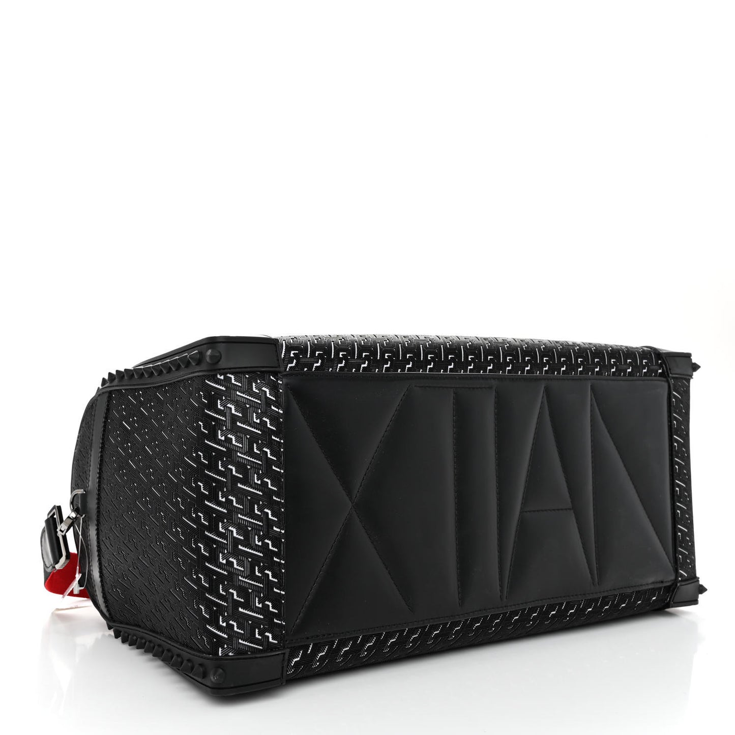 Studded Techno CL Sneakender Duffle White Black