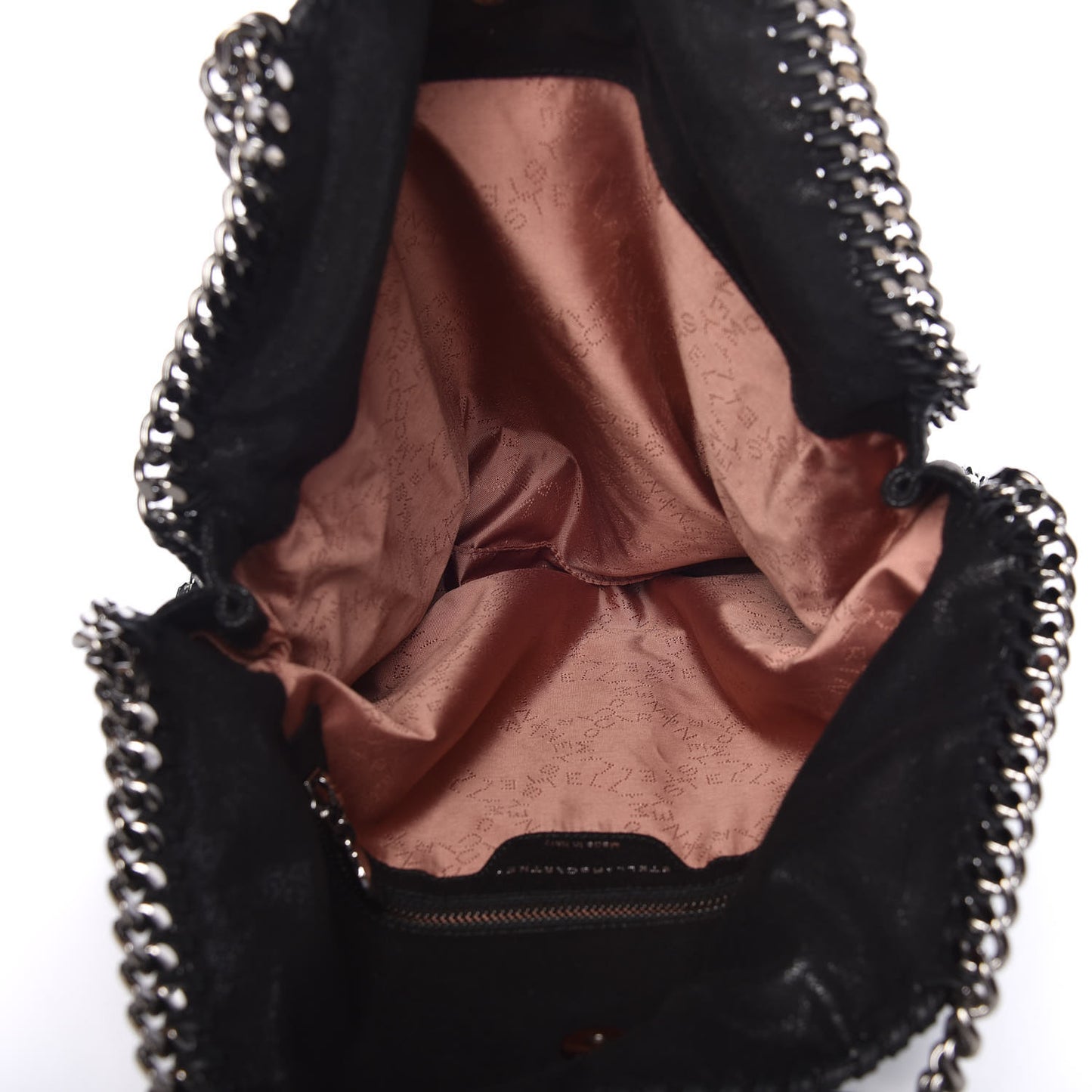 Shaggy Deer Falabella Fold Over Tote Black
