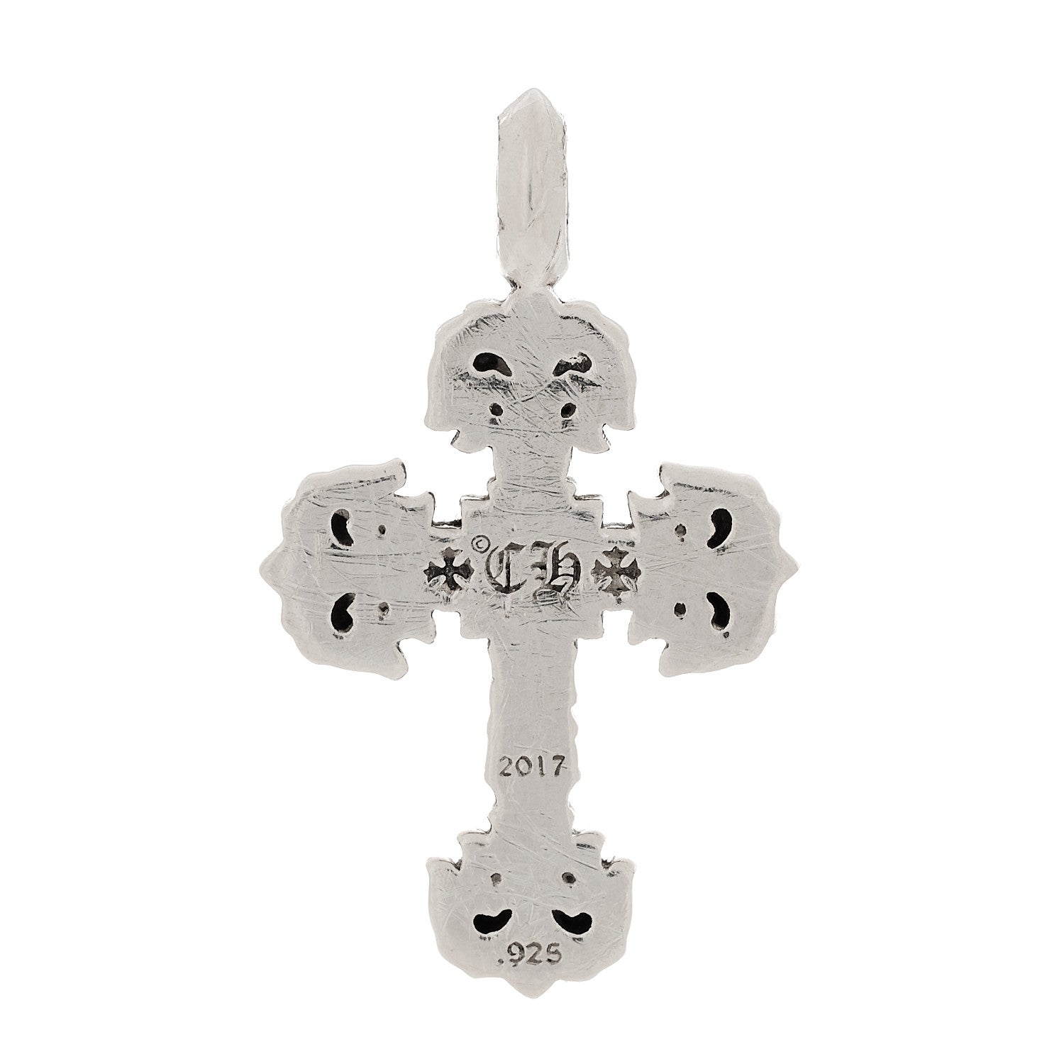 Chrome Hearts Sterling Silver Filigree Cross Pendant 3 of 4