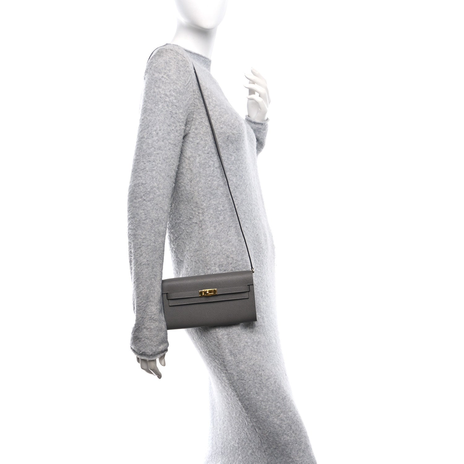 Hermes Epsom Kelly To Go Wallet Gris Meyer 2 of 10